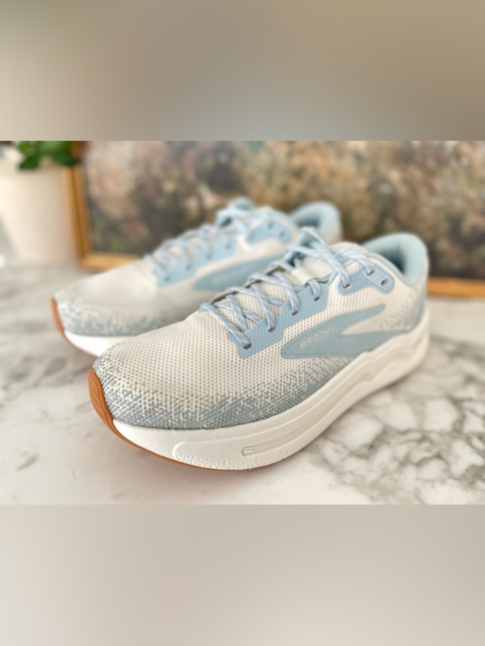 Brooks Ghost Max 2 Running Shoes Blue White Size 11 - Picture 9 of 9